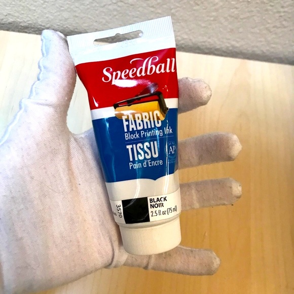 Speedball Fabric Block Printing Ink Black. 2.5 fl. oz. NWT - Picture 4 of 4